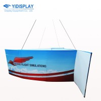 Factory Wholesale Aluminum Frames Exhibition Display Pinwheel Hanging Banner