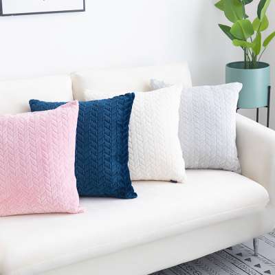 Home decor decorative sofa velvet cushion cover