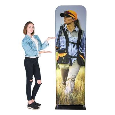 Factory directly China wholesale aluminium frame stretch fabric EZ tube banner stand