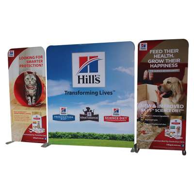 Portable trade show display exhibition pop up booth design for advertising